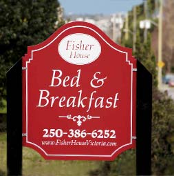 fisher house sign